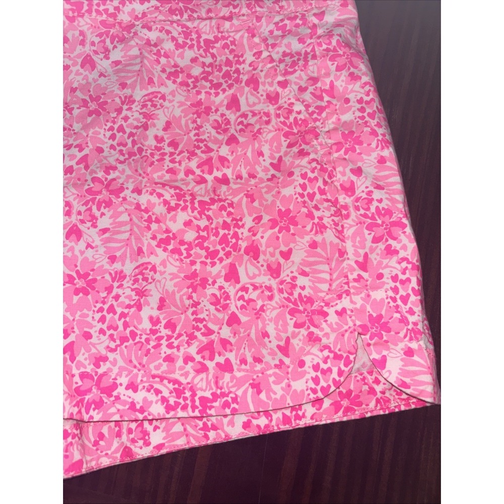 Lilly Pulitzer Ocean View Shorts Pink Shandy Invest A Gator - Size S - Picture 3 of 8